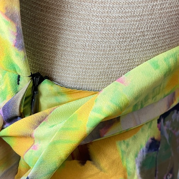 Bec+Bridge Backless Sleeveless Abstract Floral Mini Dress NWT - Picture 9 of 12